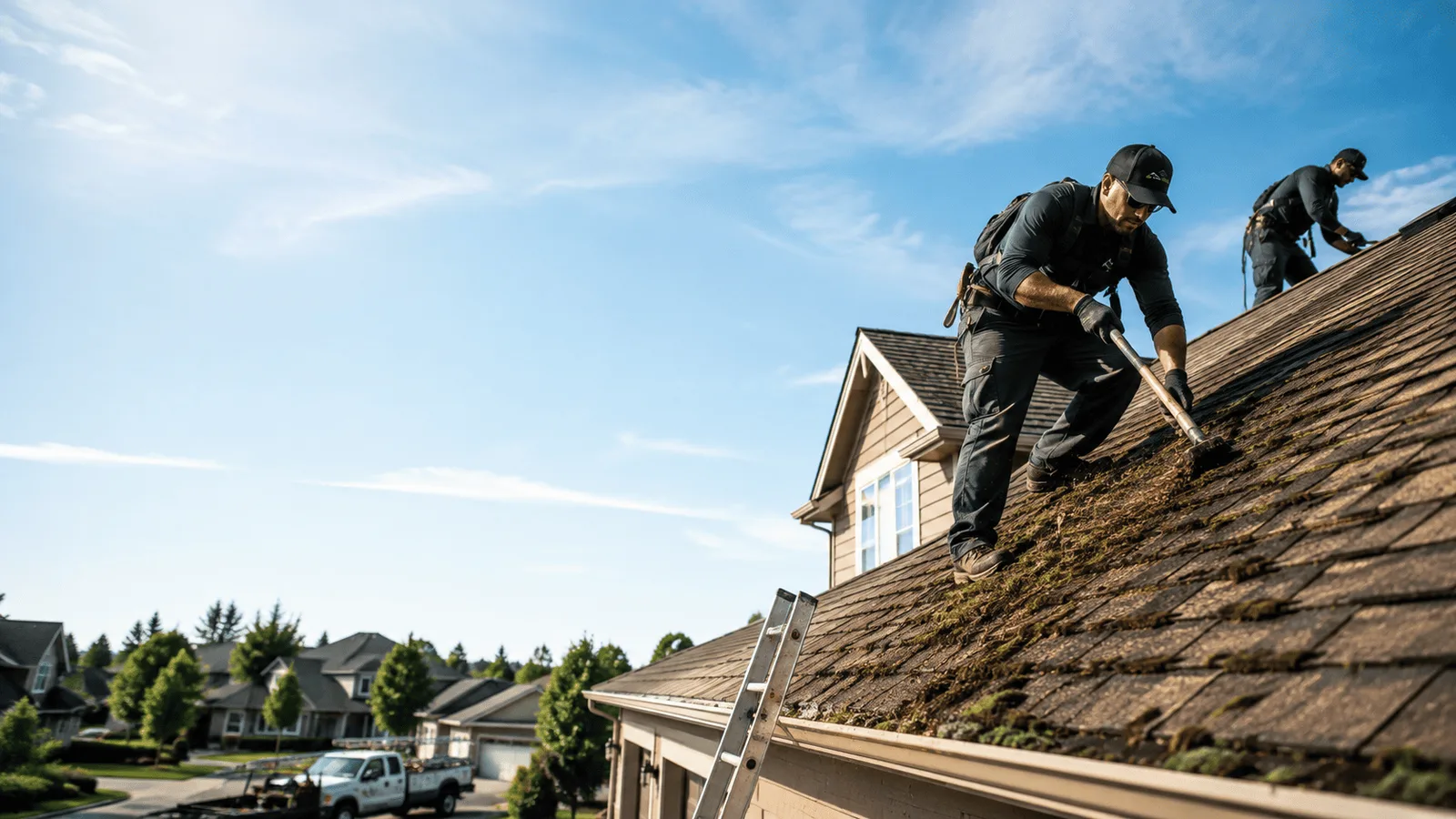 Roof Moss Removal in Lanse, MI near me